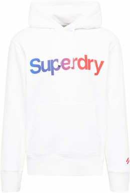 Superdry Mikina  modrá / fialová / červená / biela