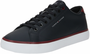 TOMMY HILFIGER Nízke tenisky 'Essential'  námornícka modrá / červená / biela