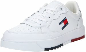 Tommy Jeans Nízke tenisky 'Retro Essential'  tmavomodrá / červená / biela