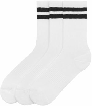 Pull&Bear Ponožky  čierna / biela
