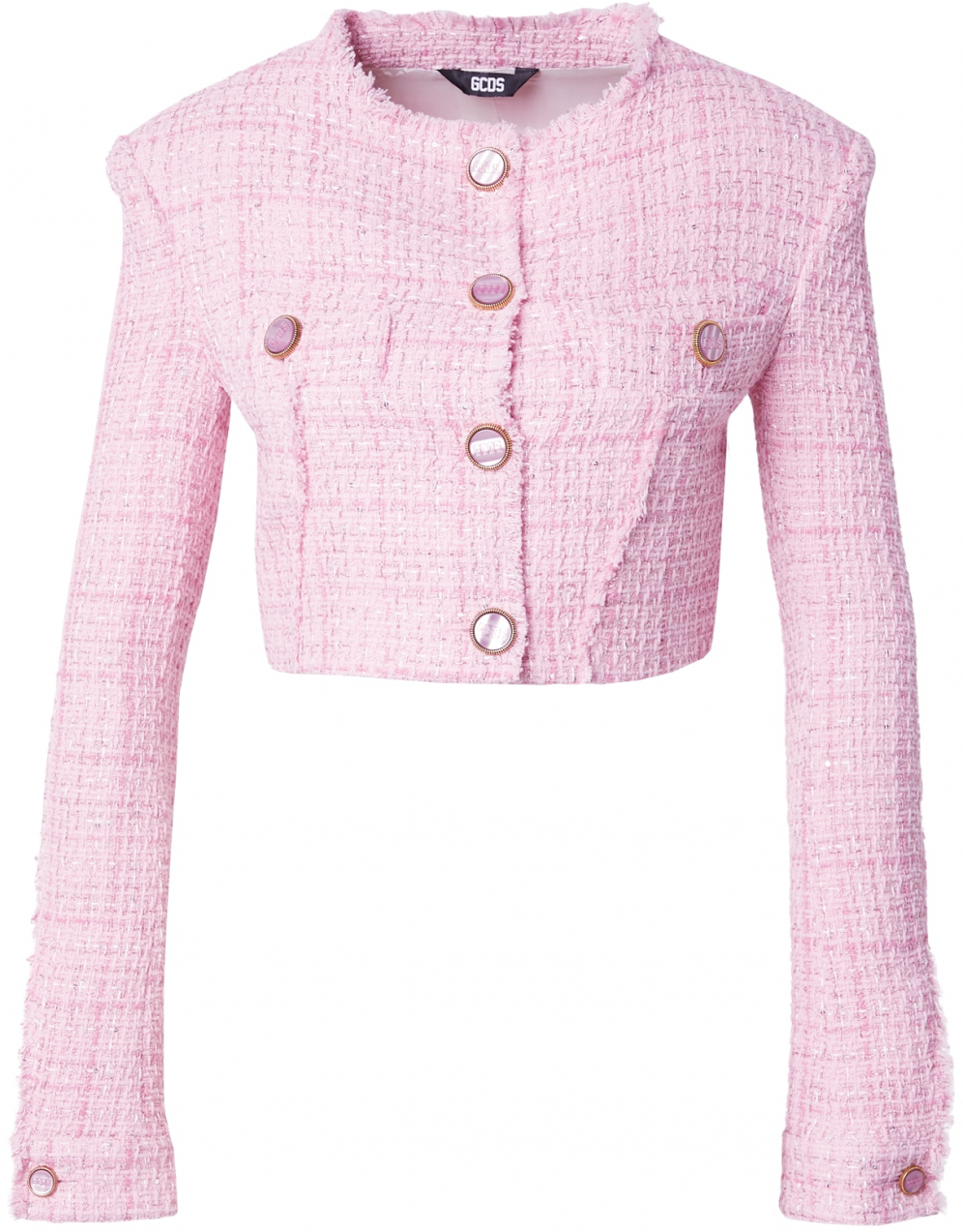 GCDS Prechodná bunda  ružová / staroružová / šedobiela
