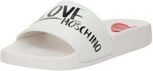 Love Moschino Šľapky  čierna / biela