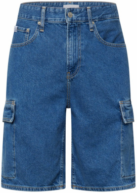 Calvin Klein Jeans Rifľové kapsáče '90'S'  modrá denim