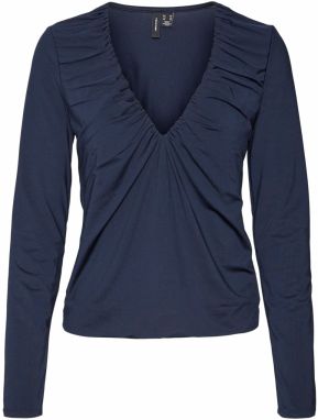 VERO MODA Tričko 'HANNA BIANCA'  námornícka modrá