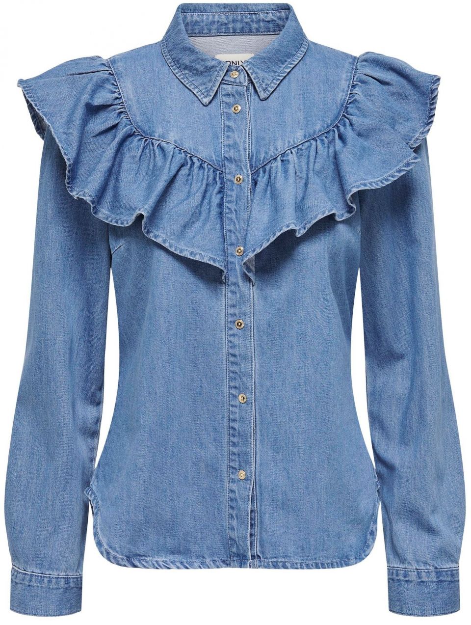 ONLY Blúzka 'Indigo'  modrá denim