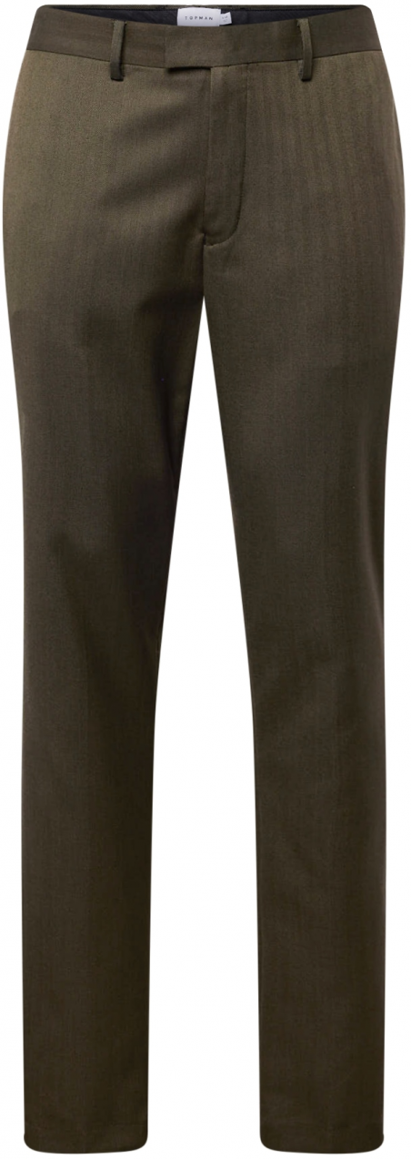 TOPMAN Chino nohavice  kaki