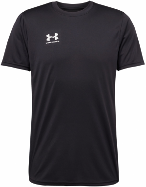 UNDER ARMOUR Funkčné tričko 'Challenger'  čierna / biela