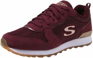 SKECHERS Nízke tenisky 'Gold'n Gurl'  béžová / tmavočervená