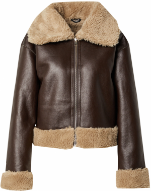 River Island Prechodná bunda  hnedá / čokoládová