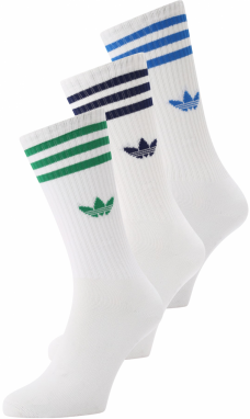 ADIDAS ORIGINALS Ponožky 'SOLID CREW'  modrá / námornícka modrá / zelená / biela