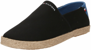 TOMMY HILFIGER Espadrilky  modrozelená / červená / čierna / biela