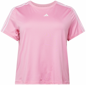 ADIDAS PERFORMANCE Funkčné tričko 'Essentials'  ružová / biela