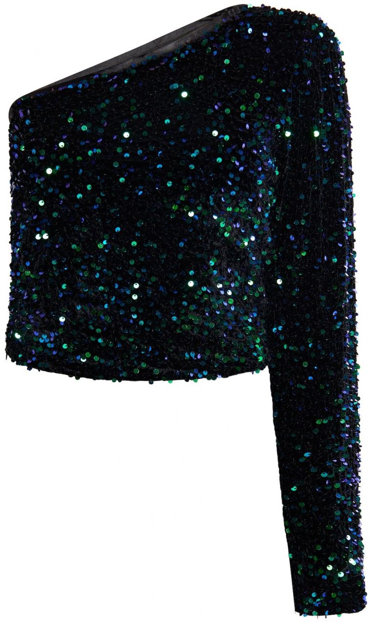 faina Blúzka  modrá / smaragdová / fialová / čierna