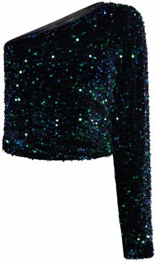 faina Blúzka  modrá / smaragdová / fialová / čierna