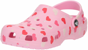 Crocs Otvorená obuv 'Classic VDay'  béžová / svetloružová / červená / biela