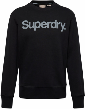 Superdry Mikina 'CITY'  sivá / čierna