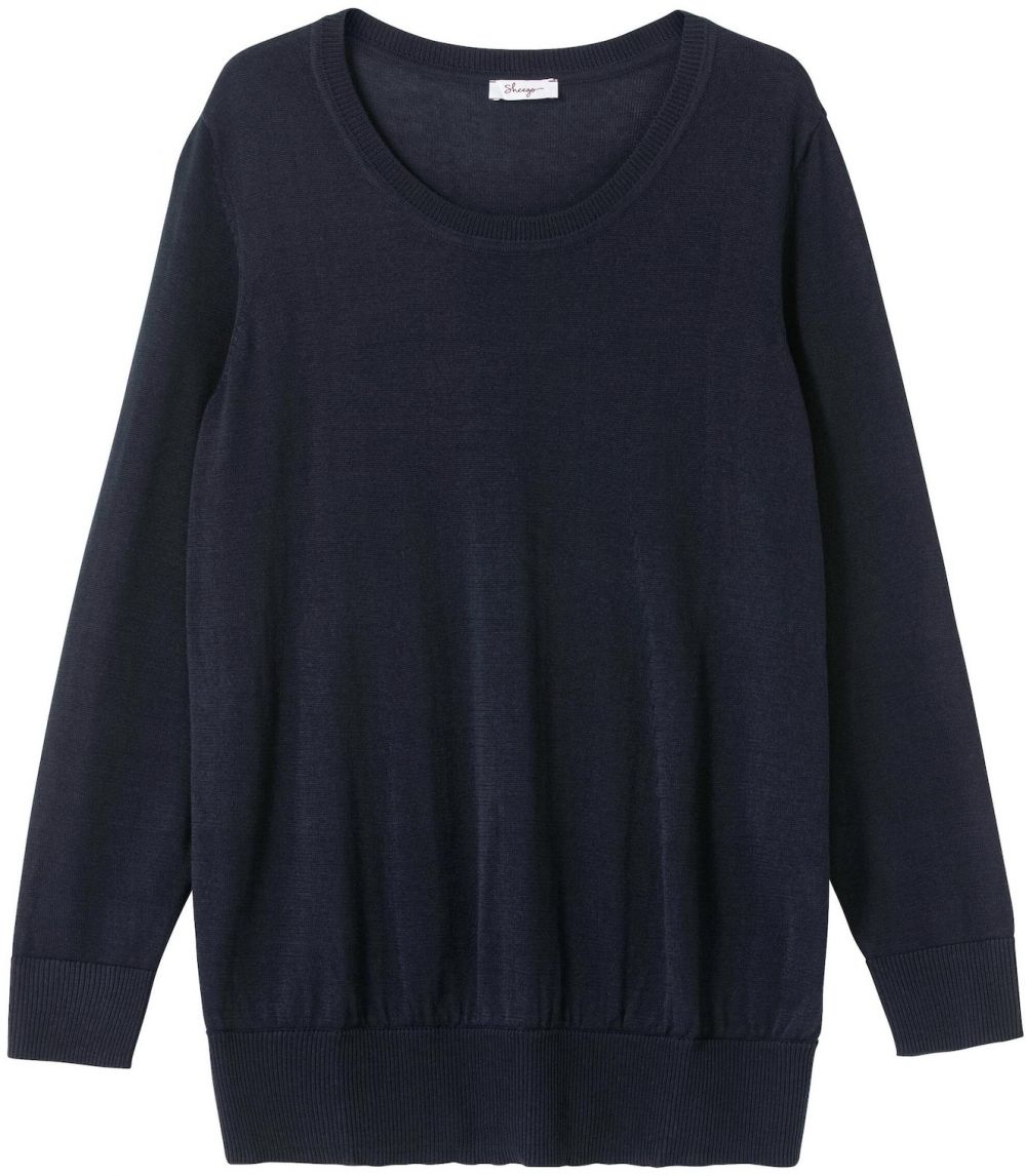 SHEEGO Sveter  tmavomodrá