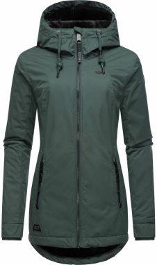 Ragwear Zimná bunda 'Zuzka'  tmavozelená