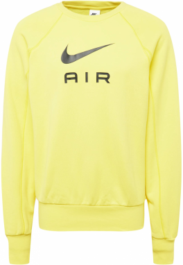 Nike Sportswear Mikina 'Air'  žltá / čierna