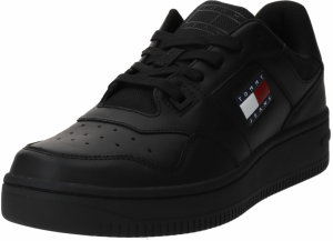 Tommy Jeans Nízke tenisky 'Essential Retro'  čierna