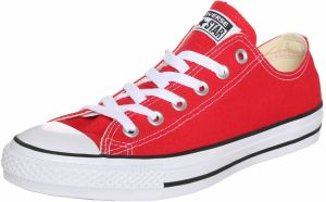 CONVERSE Nízke tenisky 'Chuck Taylor All Star Ox'  červená / čierna / biela