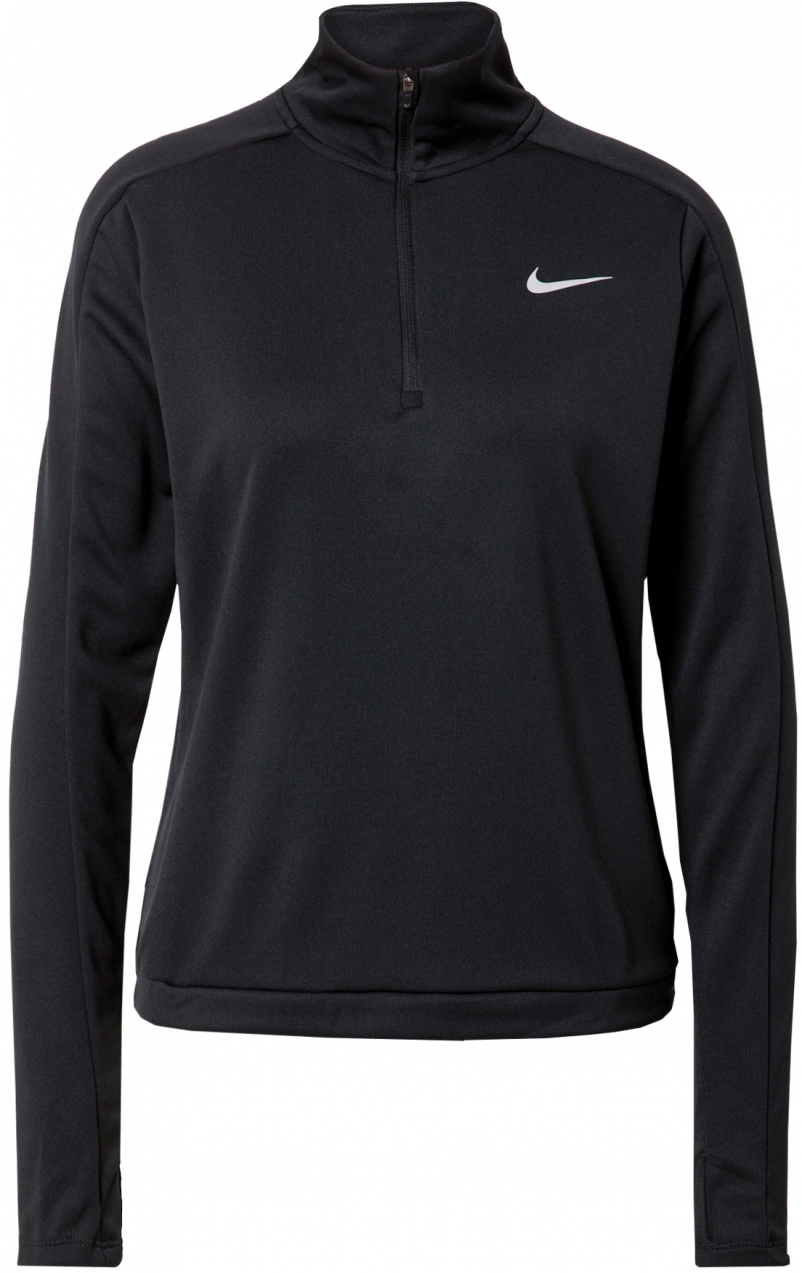 NIKE Funkčné tričko 'Pacer'  čierna / biela