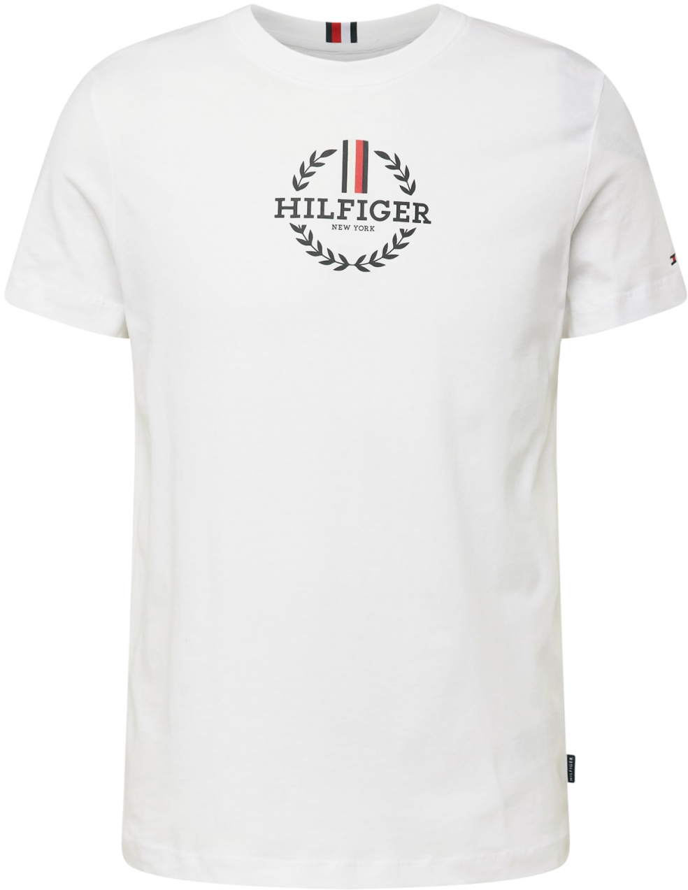 TOMMY HILFIGER Tričko  námornícka modrá / krvavo červená / biela