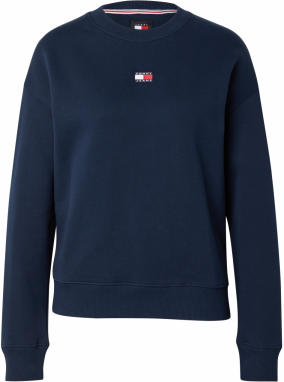 Tommy Jeans Mikina  námornícka modrá / červená / biela