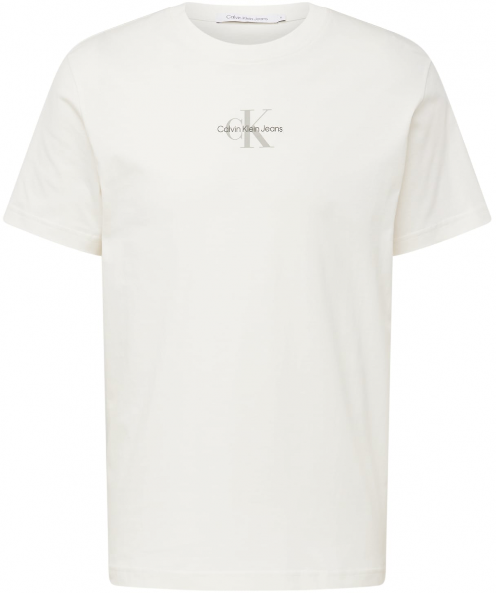 Calvin Klein Jeans Tričko  antracitová / tmavosivá / šedobiela