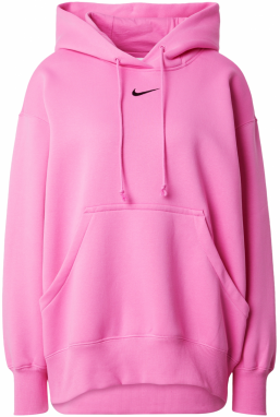 Nike Sportswear Mikina 'Phoenix Fleece'  svetloružová / čierna