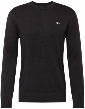 Tommy Jeans Sveter 'Essential'  námornícka modrá / červená / čierna / biela