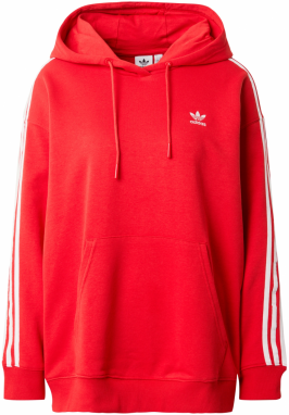 ADIDAS ORIGINALS Mikina  svetločervená / biela