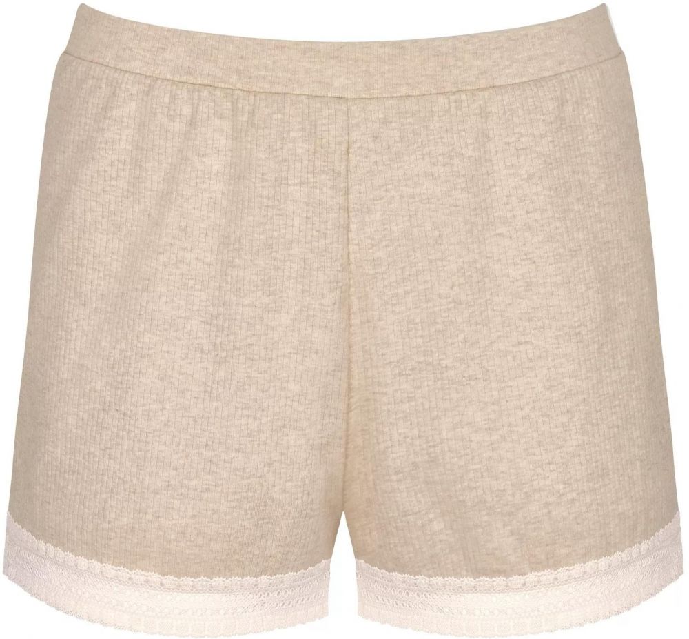 SLOGGI Pyžamové nohavice 'GO Ribbed'  béžová / svetlobéžová