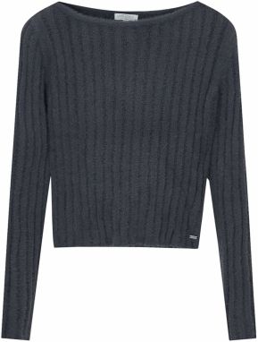 Pull&Bear Sveter  tmavosivá