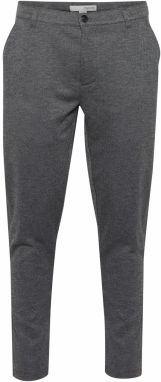 !Solid Chino nohavice 'Dave'  antracitová / šedobiela