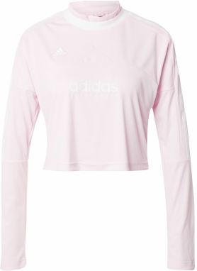 ADIDAS SPORTSWEAR Funkčné tričko 'Tiro'  ružová / biela