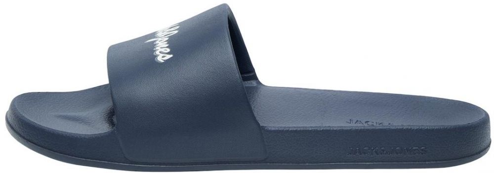JACK & JONES Šľapky 'JERRY'  námornícka modrá / sivobéžová / biela