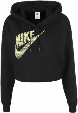 Nike Sportswear Mikina  pastelovo žltá / čierna