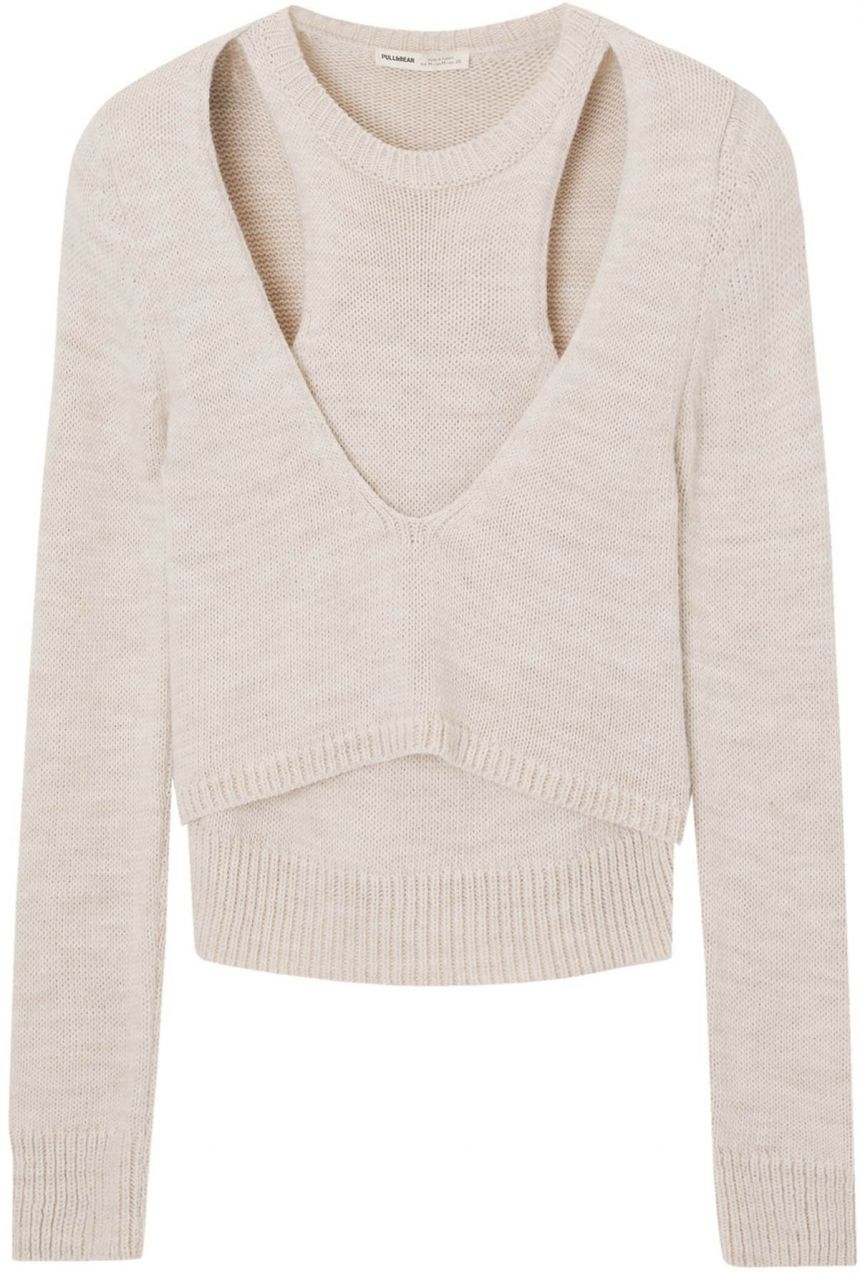 Pull&Bear Sveter  nebielená