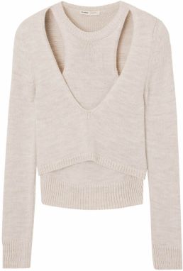 Pull&Bear Sveter  nebielená