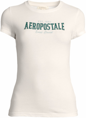AÉROPOSTALE Tričko  nebielená / svetlomodrá / smaragdová