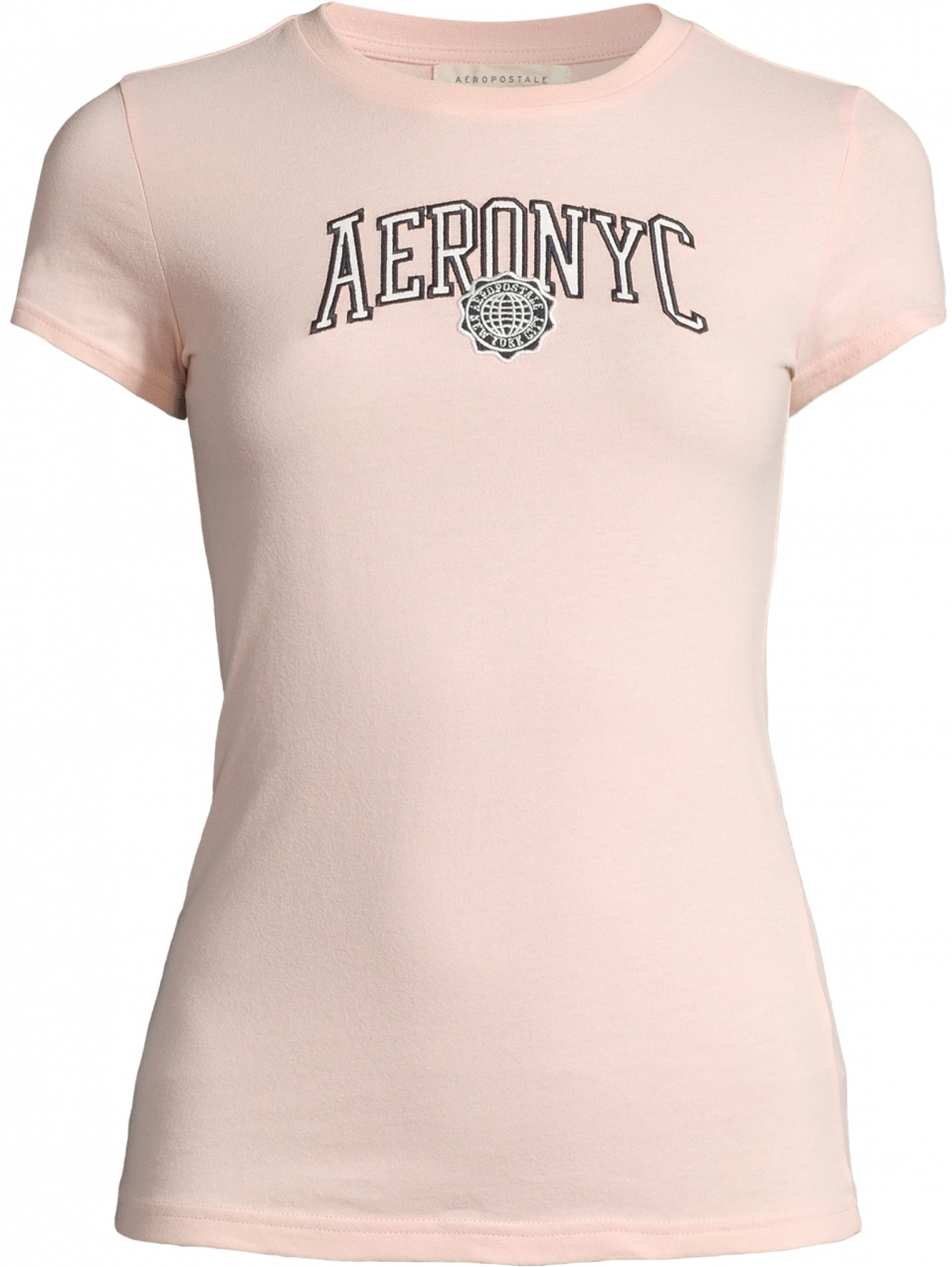 AÉROPOSTALE Tričko  svetloružová / čierna / biela