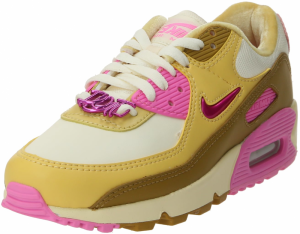 Nike Sportswear Nízke tenisky 'AIR MAX 90'  žltá / kaki / ružová / biela