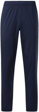 Reebok Športové nohavice  námornícka modrá / biela