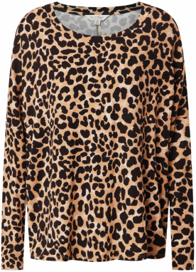 Miss Selfridge Tričko  farba ťavej srsti / čierna / biela