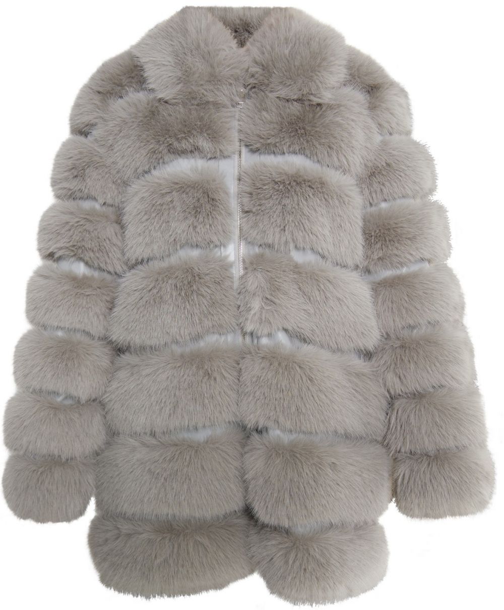 faina Zimná bunda  svetlosivá
