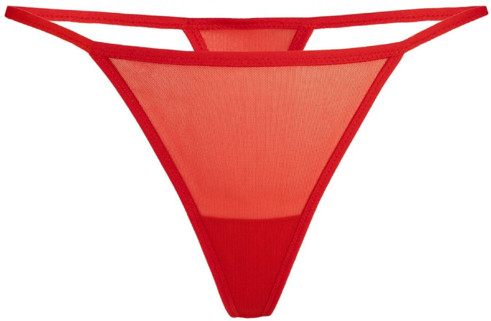 TEYLI Tangá 'Paski'  ohnivo červená