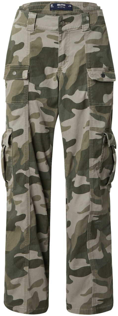 HOLLISTER Kapsáče  tmavobéžová / kaki / olivová / tmavozelená