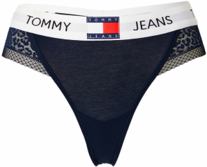 Tommy Jeans Tangá  námornícka modrá / tmavomodrá / červená / biela