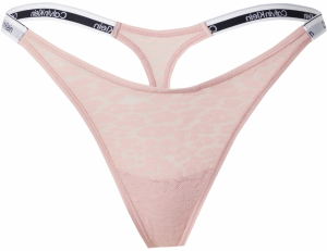 Calvin Klein Underwear Tangá  svetlosivá / rosé / čierna / biela